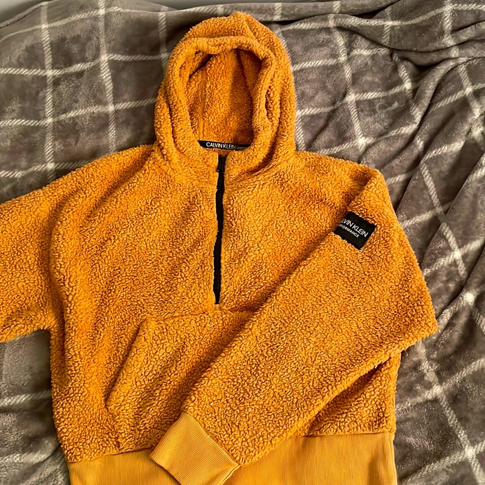 Calvin Klein sherpa hoodie